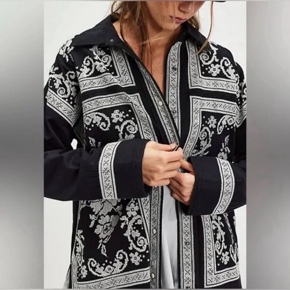 NWT Free People Embroideried Jacket - Picture 1 of 3